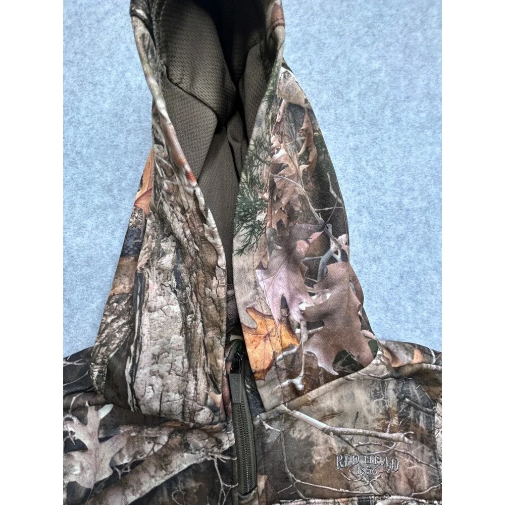 RedHead Youth Medium Kanati Camo Quarter Zip Fleece Hoodie Hunting Jacket
